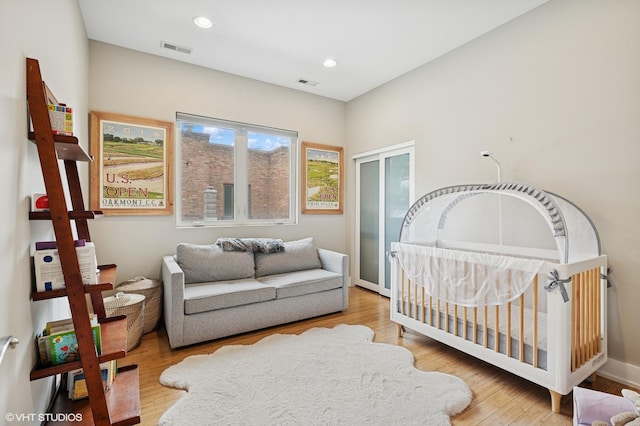 3516 N Ashland Ave N Unit 3S, Chicago, IL 60657 - bedroom featuring wood finished floors and recessed lighting