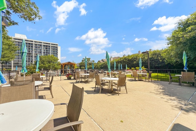2005 S Finley Rd Unit 1204, Lombard, IL 60148 - view of patio / terrace featuring outdoor dining area