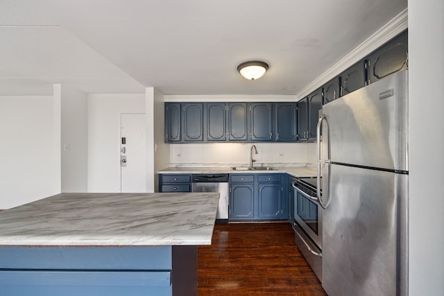 2005 S Finley Rd Unit 1204, Lombard, IL 60148 - kitchen featuring appliances with stainless steel finishes, dark wood finished floors, and light countertops