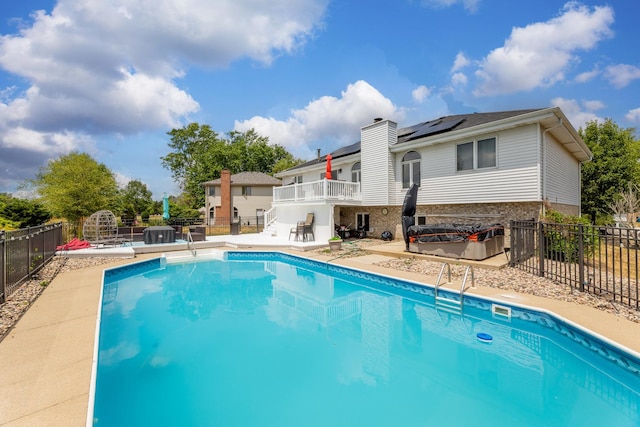 5147 Fairground Ct, Monee, IL 60449 - view of pool with a patio area