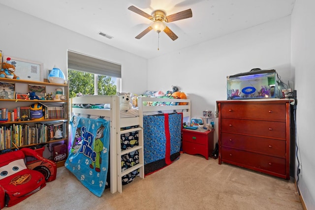 21549 Fulton Ct, Plainfield, IL 60544 - bedroom featuring carpet floors and ceiling fan