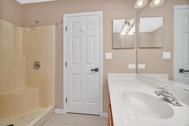 16636 Winding Creek Rd, Plainfield, IL 60586 - full bath featuring tile patterned flooring, a shower, and vanity