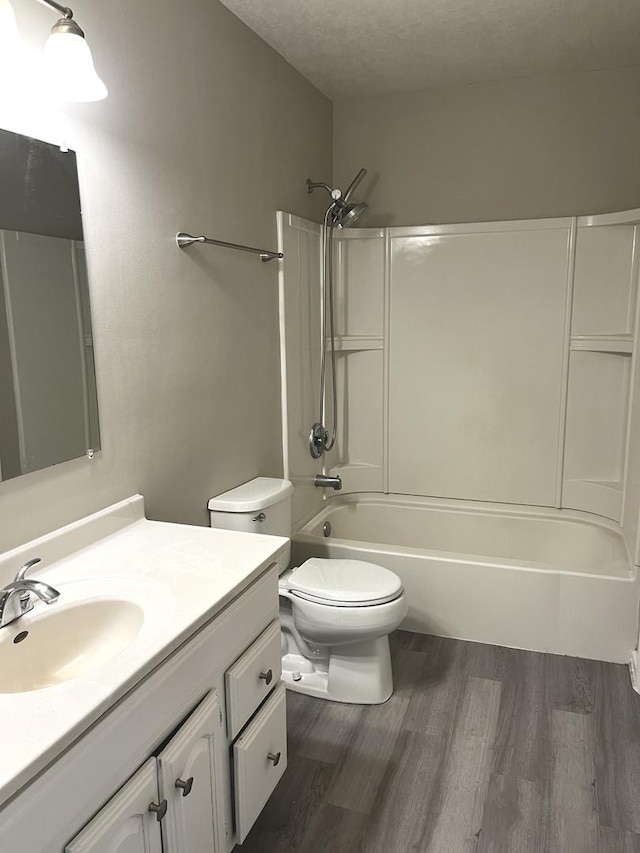 42 Pheasant Rd, Matteson, IL 60443 - bathroom with wood finished floors, vanity, and washtub / shower combination