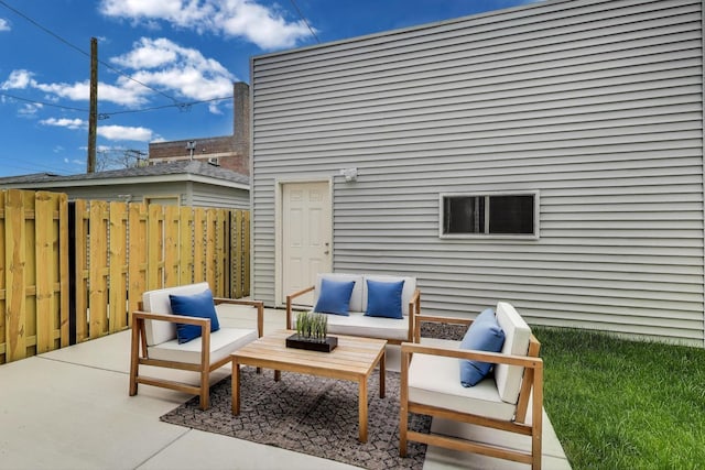 2611 W Carmen Ave, Chicago, IL 60625 - view of patio with an outdoor hangout area