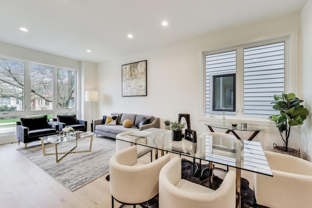2611 W Carmen Ave, Chicago, IL 60625 - living area with wood finished floors and recessed lighting