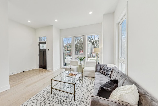 2607 W Carmen Ave, Chicago, IL 60625 - living area with light wood finished floors and recessed lighting