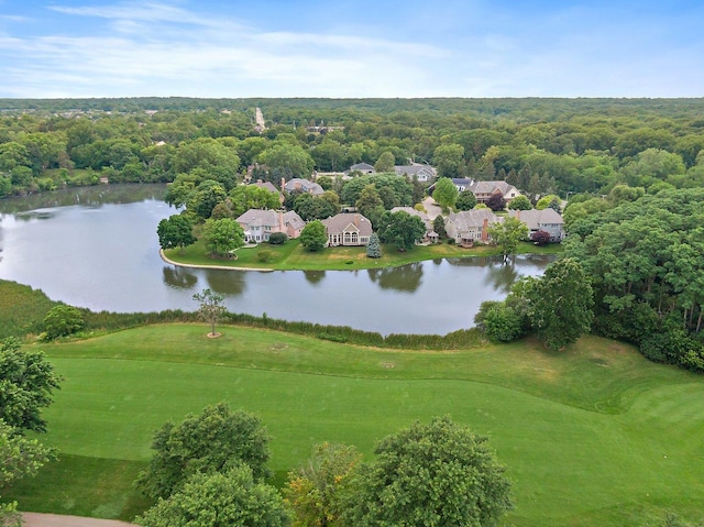 1521 Pendelton Ct, Palatine, IL 60067 - drone / aerial view of a nearby body of water and a golf course
