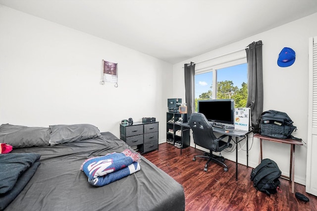 3848 25th Ave Unit 5, Schiller Park, IL 60176 - bedroom featuring wood finished floors and an office area