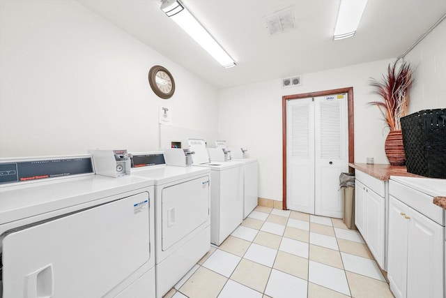 3848 25th Ave Unit 5, Schiller Park, IL 60176 - washroom with independent washer and dryer and cabinet space
