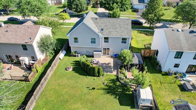 554 Foxford Rd, Bartlett, IL 60103 - aerial perspective of suburban area