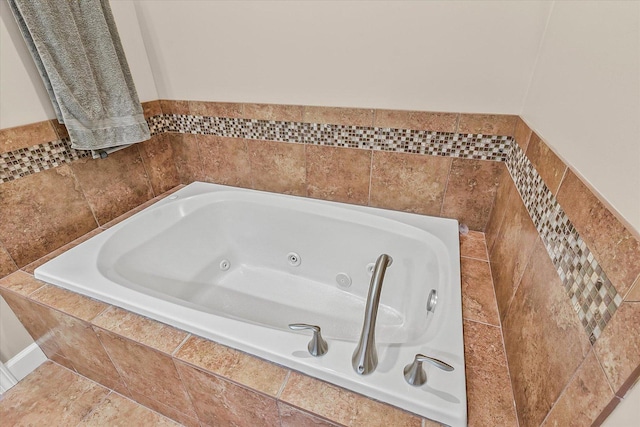 204 Campbell St, Tolono, IL 61880 - full bathroom featuring a tub with jets