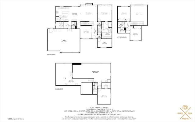 204 Campbell St, Tolono, IL 61880 - view of room layout