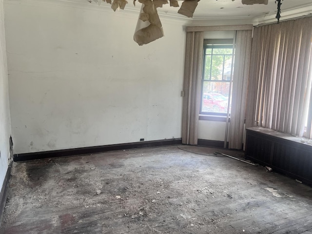 8616 S Justine St, Chicago, IL 60620 - empty room featuring crown molding and radiator heating unit