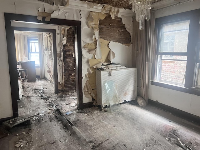 8616 S Justine St, Chicago, IL 60620 - misc room featuring a chandelier