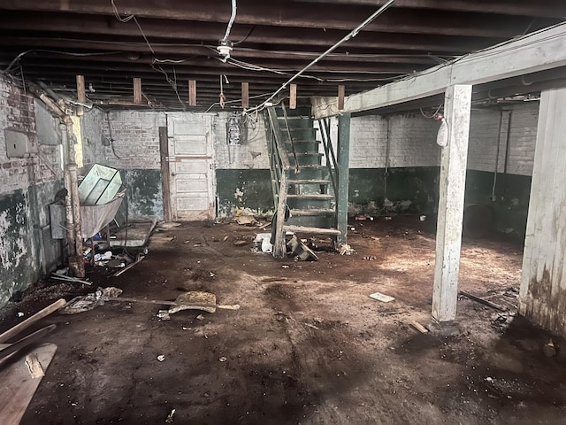 8616 S Justine St, Chicago, IL 60620 - view of unfinished below grade area