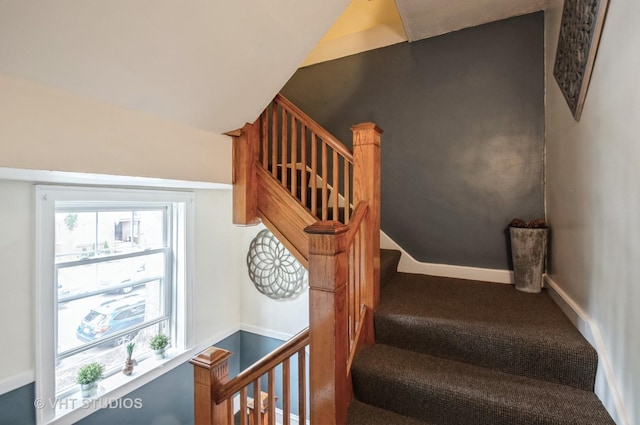 5128 W Carmen Ave, Chicago, IL 60630 - stairway with carpet