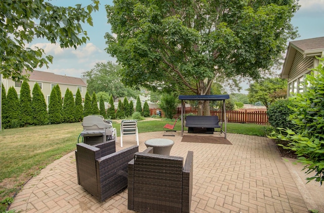 332 Stonemill Ln, Oswego, IL 60543 - view of patio / terrace featuring a grill