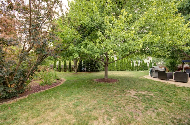 332 Stonemill Ln, Oswego, IL 60543 - view of grassy yard featuring outdoor lounge area