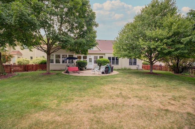 332 Stonemill Ln, Oswego, IL 60543 - view of yard featuring a patio