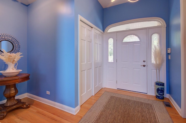 332 Stonemill Ln, Oswego, IL 60543 - foyer entrance with wood finished floors and baseboards