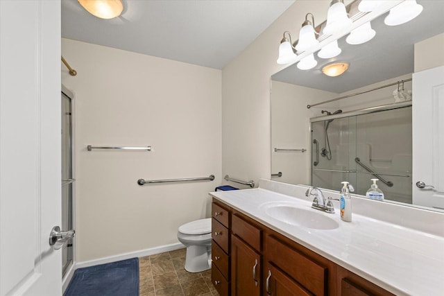 209A Evergreen St, Gifford, IL 61847 - bathroom featuring a shower with shower door and vanity