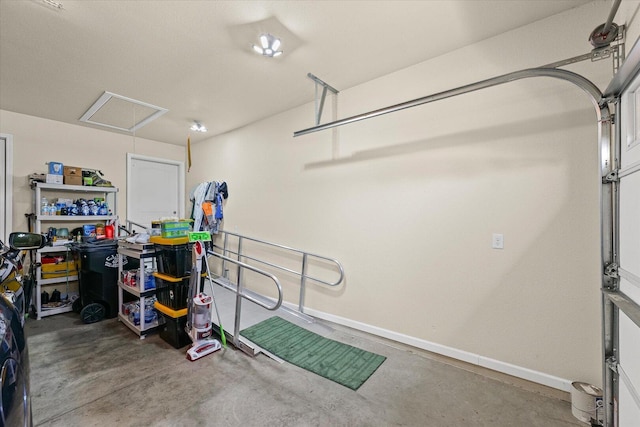209A Evergreen St, Gifford, IL 61847 - garage featuring baseboards