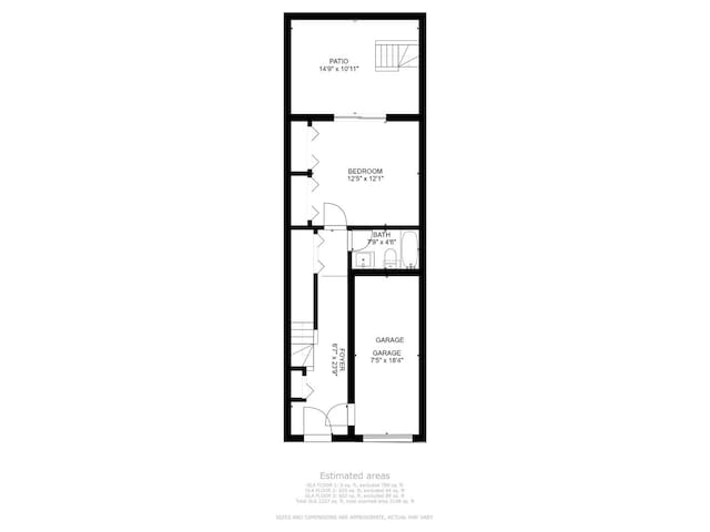 1487 N Clybourn Ave Unit B, Chicago, IL 60610 - view of property floor plan