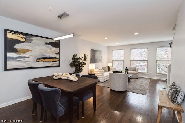 1487 N Clybourn Ave Unit B, Chicago, IL 60610 - dining space featuring wood finished floors and recessed lighting