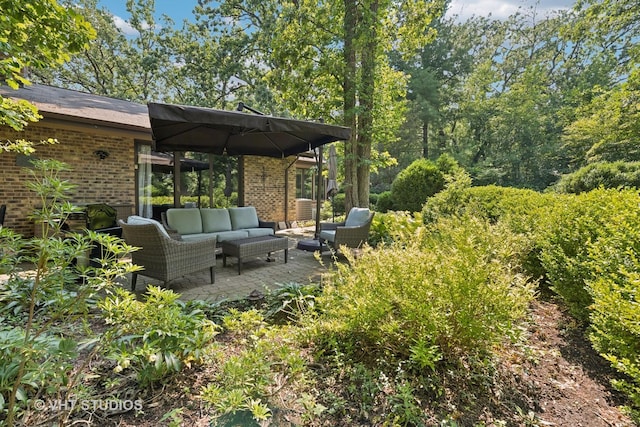 20830 W Exeter Rd, Kildeer, IL 60047 - view of patio with an outdoor living space