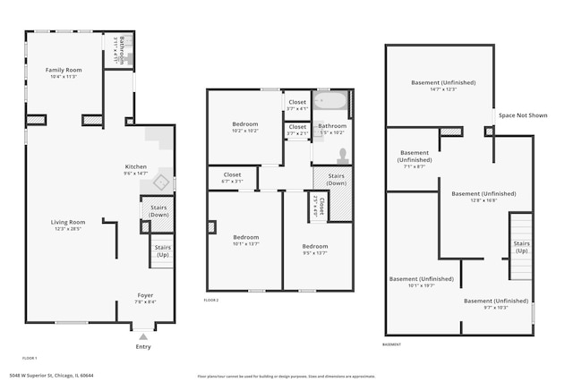 5048 W Superior St, Chicago, IL 60644 - view of home floor plan