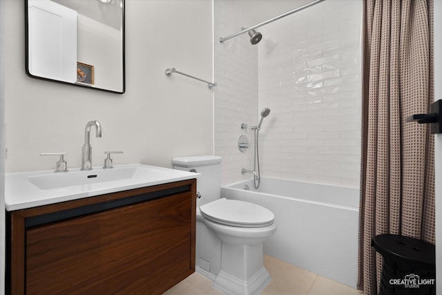 1410 N State Pkwy Unit 5B, Chicago, IL 60610 - full bath with shower / bath combo, vanity, and tile patterned flooring