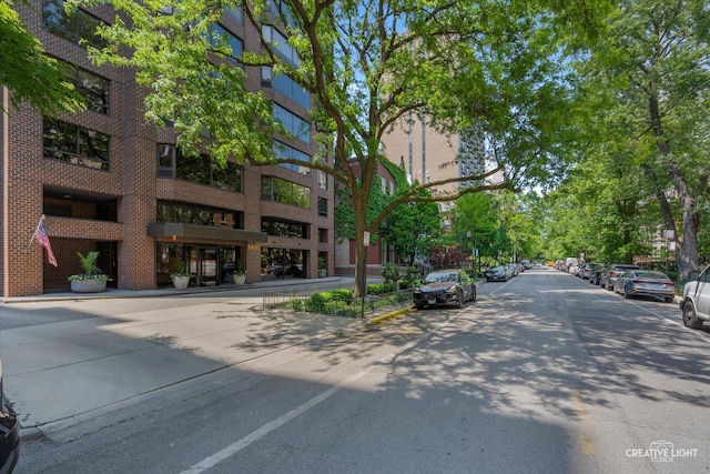 1410 N State Pkwy Unit 5B, Chicago, IL 60610 - view of asphalt road featuring sidewalks, curbs, and street lighting