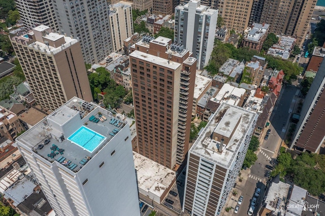 1410 N State Pkwy Unit 5B, Chicago, IL 60610 - view of urban area featuring a pool