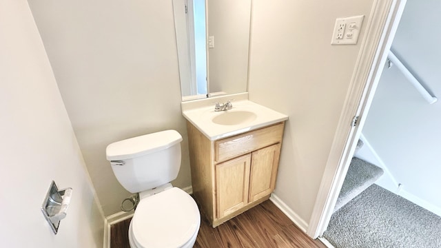 619 E 152nd St, Dolton, IL 60419 - half bath featuring vanity and wood finished floors