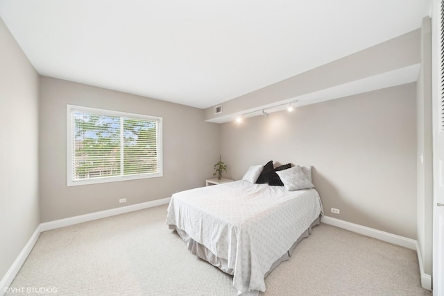 522 E Algonquin Rd Unit 309A, Schaumburg, IL 60173 - carpeted bedroom featuring track lighting and baseboards