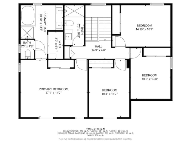 15 Harrison Ln, Streamwood, IL 60107 - view of property floor plan