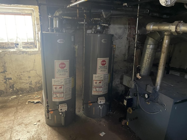203 Union St, Joliet, IL 60433 - utility room with gas water heater