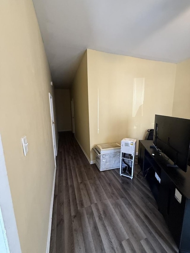 203 Union St, Joliet, IL 60433 - living room with dark wood-style floors and baseboards