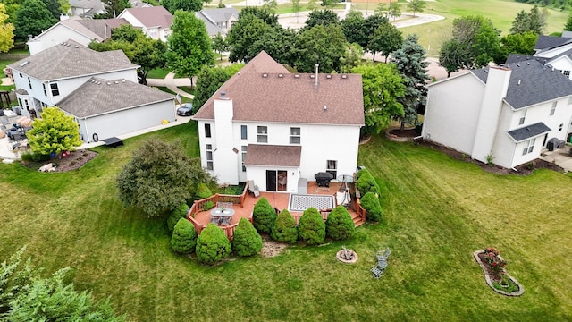 2578 Crestview Dr, Aurora, IL 60502 - aerial perspective of suburban area