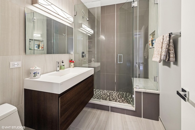 1101 S State St Unit 2202, Chicago, IL 60605 - full bath featuring vanity and a shower stall
