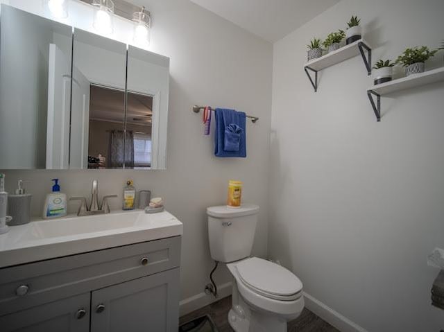 10109 S Cicero Ave Unit 302, Oak Lawn, IL 60453 - half bath featuring vanity and toilet
