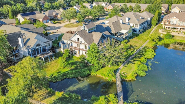 2405 Prairieridge Pl, Champaign, IL 61822 - aerial view of residential area featuring a nearby body of water