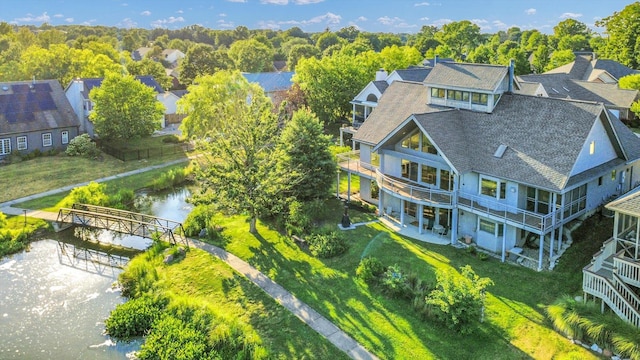 2405 Prairieridge Pl, Champaign, IL 61822 - aerial view of property and surrounding area
