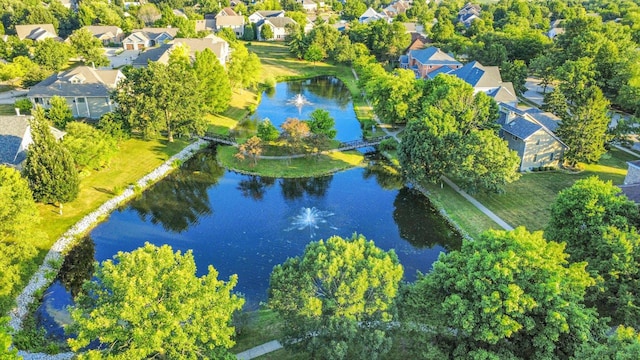 2405 Prairieridge Pl, Champaign, IL 61822 - aerial perspective of suburban area with a large body of water