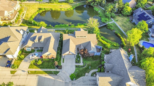2405 Prairieridge Pl, Champaign, IL 61822 - aerial perspective of suburban area featuring a large body of water