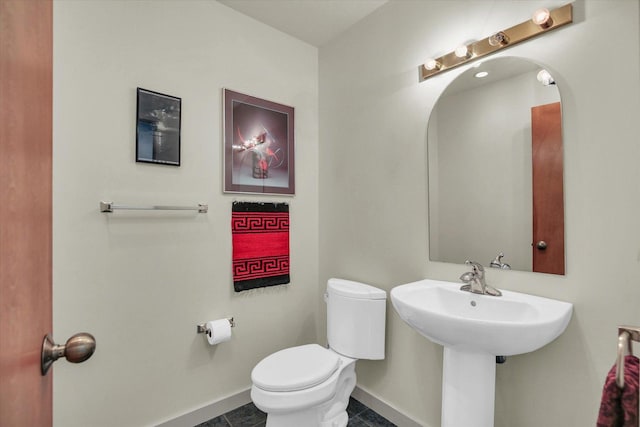 2405 Prairieridge Pl, Champaign, IL 61822 - bathroom featuring toilet and tile patterned floors