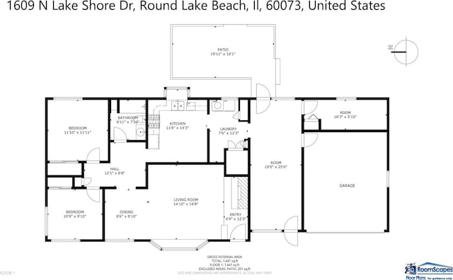 1609 N Lake Shore Dr, Round Lake Beach, IL 60073 - photo 35