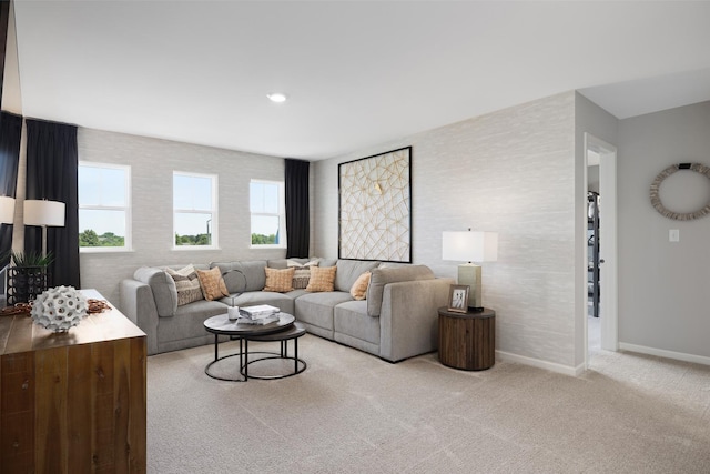 614 Lismore Cir, Elgin, IL 60124 - carpeted living area with healthy amount of natural light