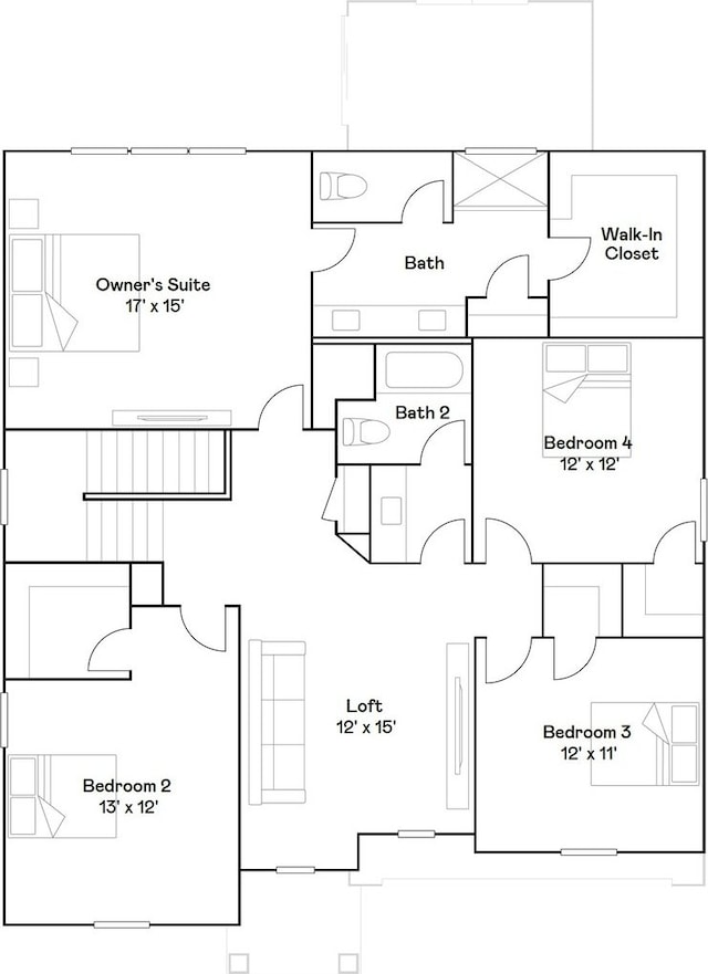614 Lismore Cir, Elgin, IL 60124 - view of floor plan / room layout