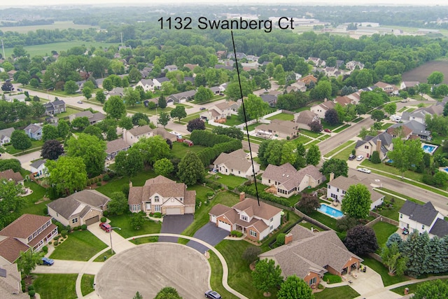 1132 Swanberg Ct, Sycamore, IL 60178 - aerial view of residential area